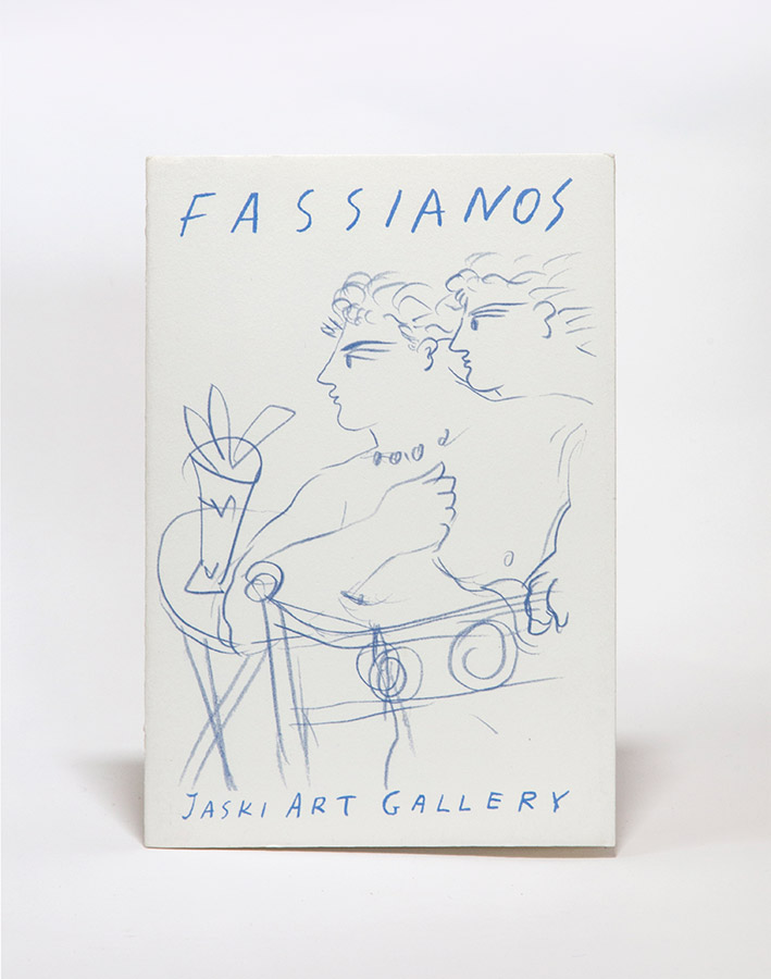 Fassianos Alekos-Έντυπος καταλογος ατομικης εκθεσης στην γκαλερι Jaski Art στο Άμστερνταμ